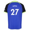 Camiseta de fútbol Tottenham Hotspur Lucas 27 2ª equipación 2022/23 Camiseta de fútbol Tottenham Hotspur Lucas 27 2ª equipación 2022/23